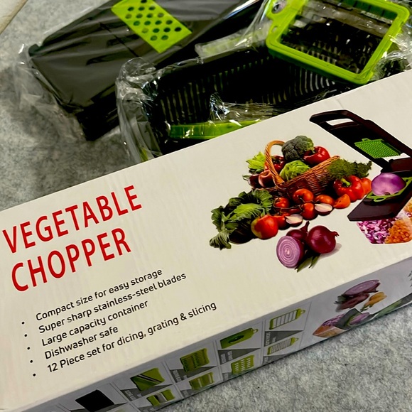Other - Vegetable Chopper Multifunctional 12 Piece Set for dicing, grating & slicing